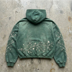 Rooted - Embroidered Zip Hoodie