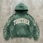 Together - Embroidered Botanical Hoodie